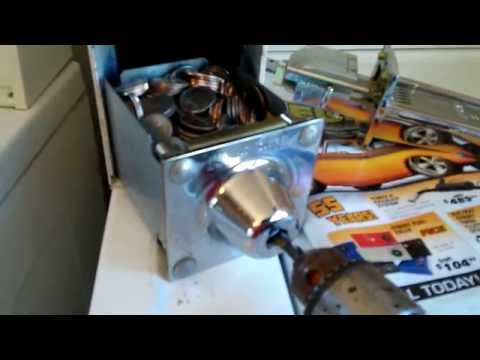 YouTube video about: How to break into washing machine coin box?