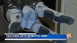 Greenup County Teacher Gets Robotic Arm