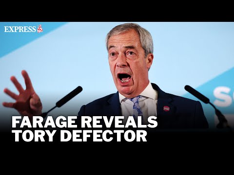 Nigel Farage unveils huge new Tory defection at Reform event