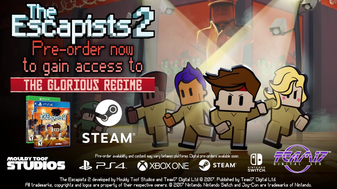 The Escapists 2 - Transport Prison Reveal Trailer (Steam, PS4, Xbox One) - YouTube