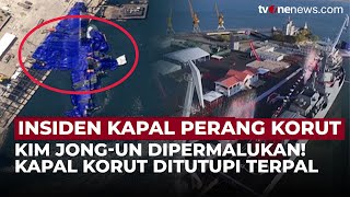 Download lagu Kim Jong-un Dipermalukan! Korut Gunakan Terpal Tutupi Kapal Perang Nyaris Tenggelam | OneNews Update mp3