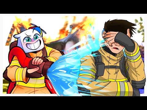 Fighting Fire with an ACTUAL Firefighter... again
