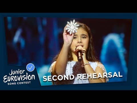 Marija Spasovska - Doma - Second Rehearsal - F.Y.R. Macedonia 🇲🇰 - Junior Eurovision 2018