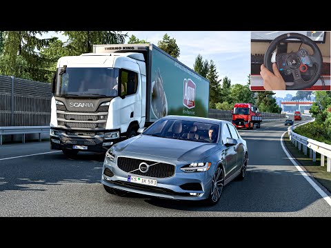 Through Austrian Countryside with Volvo | Euro Truck Simulator 2 | Logitech G29