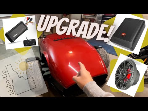 Vanderhall Stereo Upgrade - JBL BassPro Nano - Kicker 45KM654L - Kicker KMLC - Velex VX508