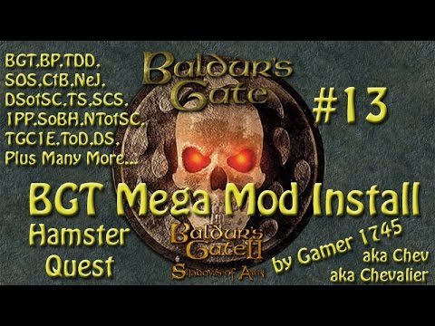 Let's Play Baldur's Gate Trilogy Mega Mod Part 13 - Hamster Quest
