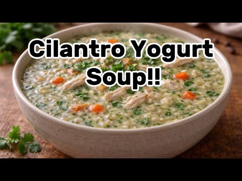 Cilantro Yogurt Soup