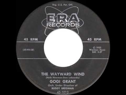 1956 HITS ARCHIVE: The Wayward Wind - Gogi Grant (a #1 record)