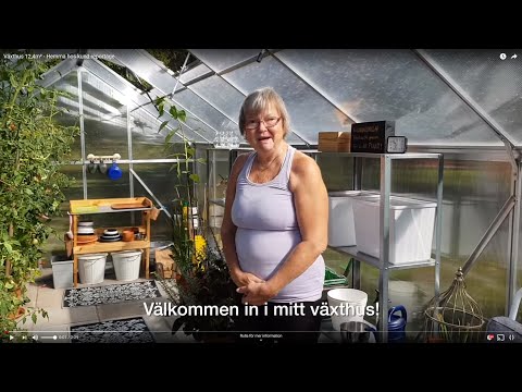Växthus 12,4m² - Hemma hos kund reportage