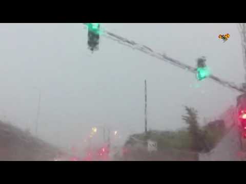 Se hagelskuren - mitt i högsommaren