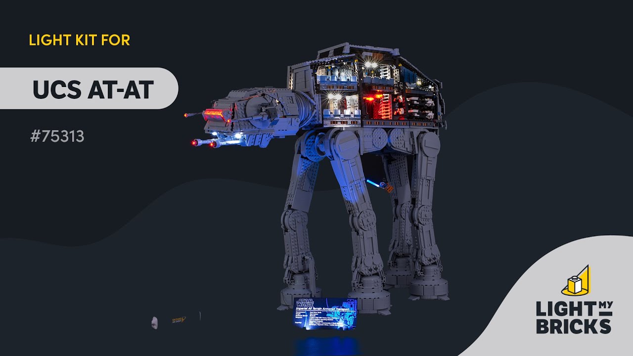 Light My Bricks Lumières-LED pour LEGO® Star Wars UCS AT-AT 75313