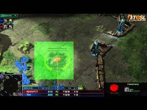 Spider Fly (Z) vs Rex (Z)  - StarCraft 2 - Season Two Round Robin - TESL - G2