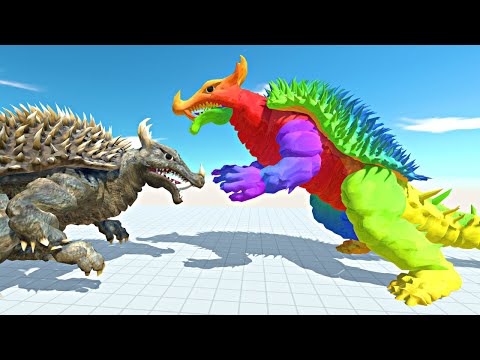 Kaiju Monsters vs Rainbow Itself - Animal Revolt Battle Simulator