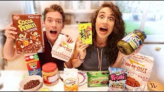 EATING ALL MY PREGNANCY CRAVINGS DURING AN EARTHQUAKE!