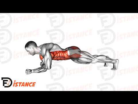 Exercice Planche avec touché de l'épaule
