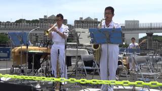 Gerald Albright "Walker's Theme" - Japanese Navy Band