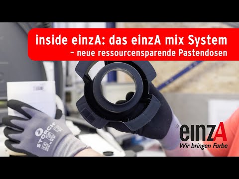 inside einzA - das einzA mix System - neue ressourcensparende Pastendosen