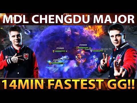 14 min GG on MDL Chengdu Major - Pocket Push Strat by Gambit vs J.Storm - Fastest GG This Major