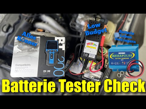 Batterie Tester Check low budget Einsteiger Profigerät Topdon bt 200