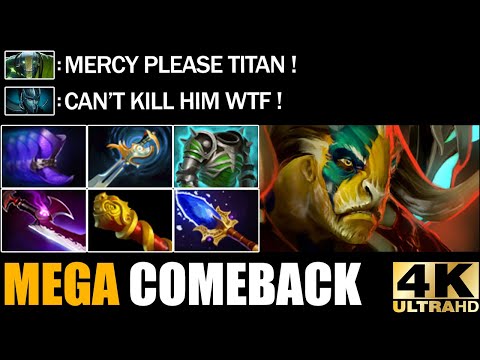 IMBA Carry build Elder Titan 100% Outplayed Phantom Assassin - Epic Mega Comeback 7.30 Dota 2