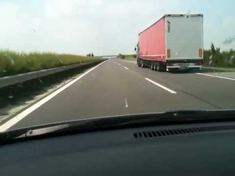 Cruising on motorway M5