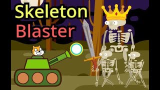 Scratch Tutorial | Scratch Skeleton Blaster Game | Scratch Easy Tutorial