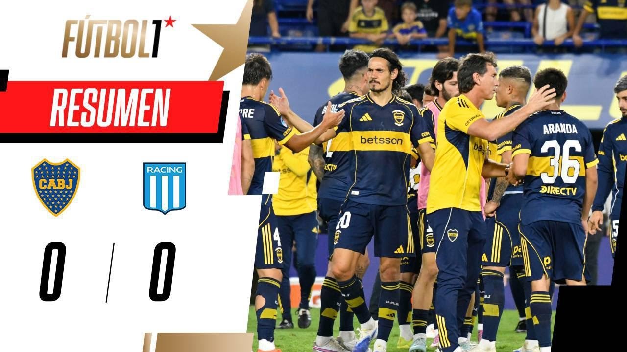 LA HISTORIA DEL EMPATE ENTRE BOCA Y RACING POR EL CLÁSICO EN LA BOMBONERA | ESPN Fútbol 1 | Fecha 6