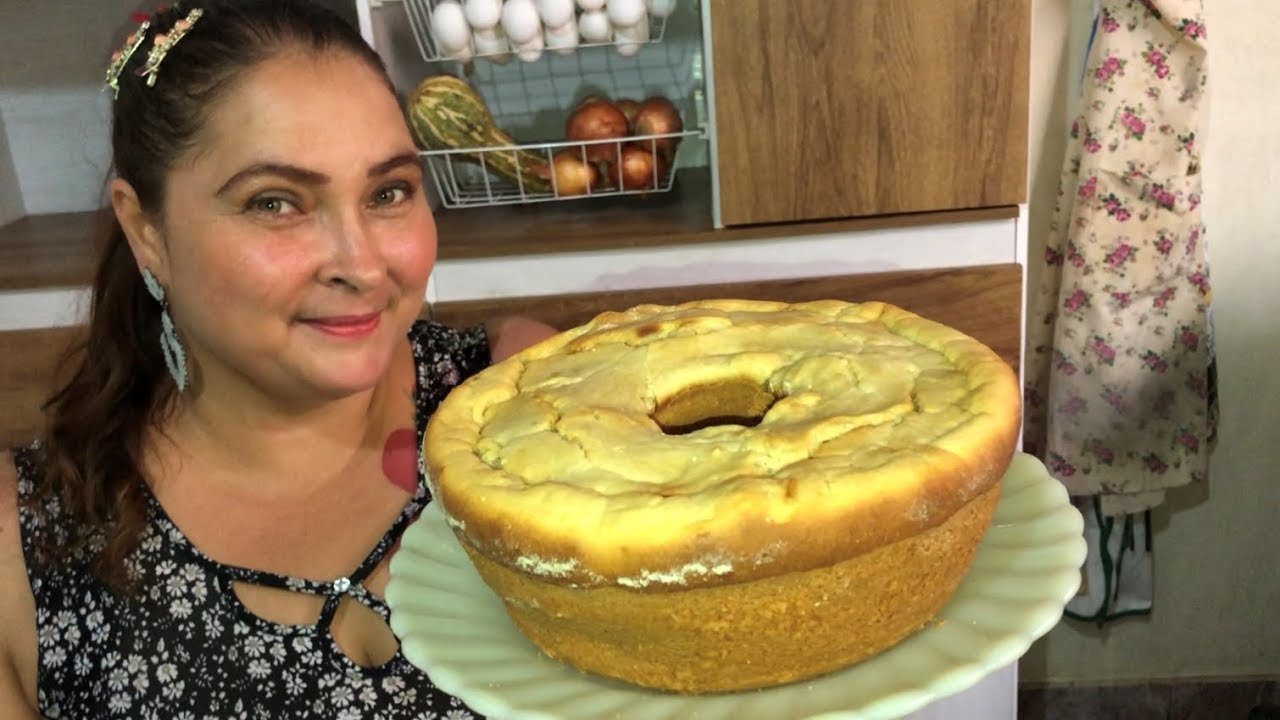 BOLO DE BATATA DOCE FOFINHO E CREMOSO