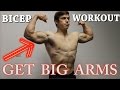 BICEP WORKOUT | GET HUGE ARMS | 17 Year Old Bodybuilder