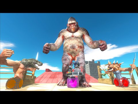 Run Through The Cage Scourge, Romanus, Archie the Archer - Animal Revolt Battle Simulator ARBS