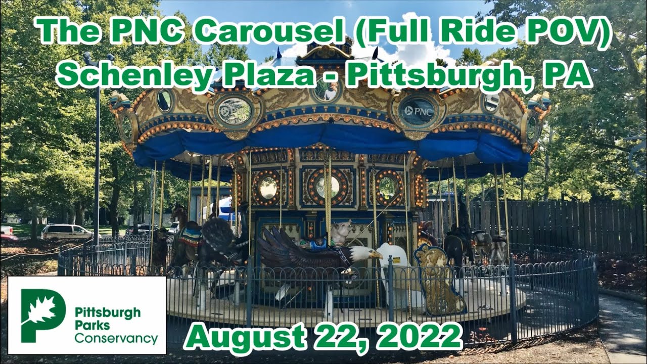The PNC Carousel (Full Ride POV): Schenley Plaza - Pittsburgh, PA | August 22, 2022