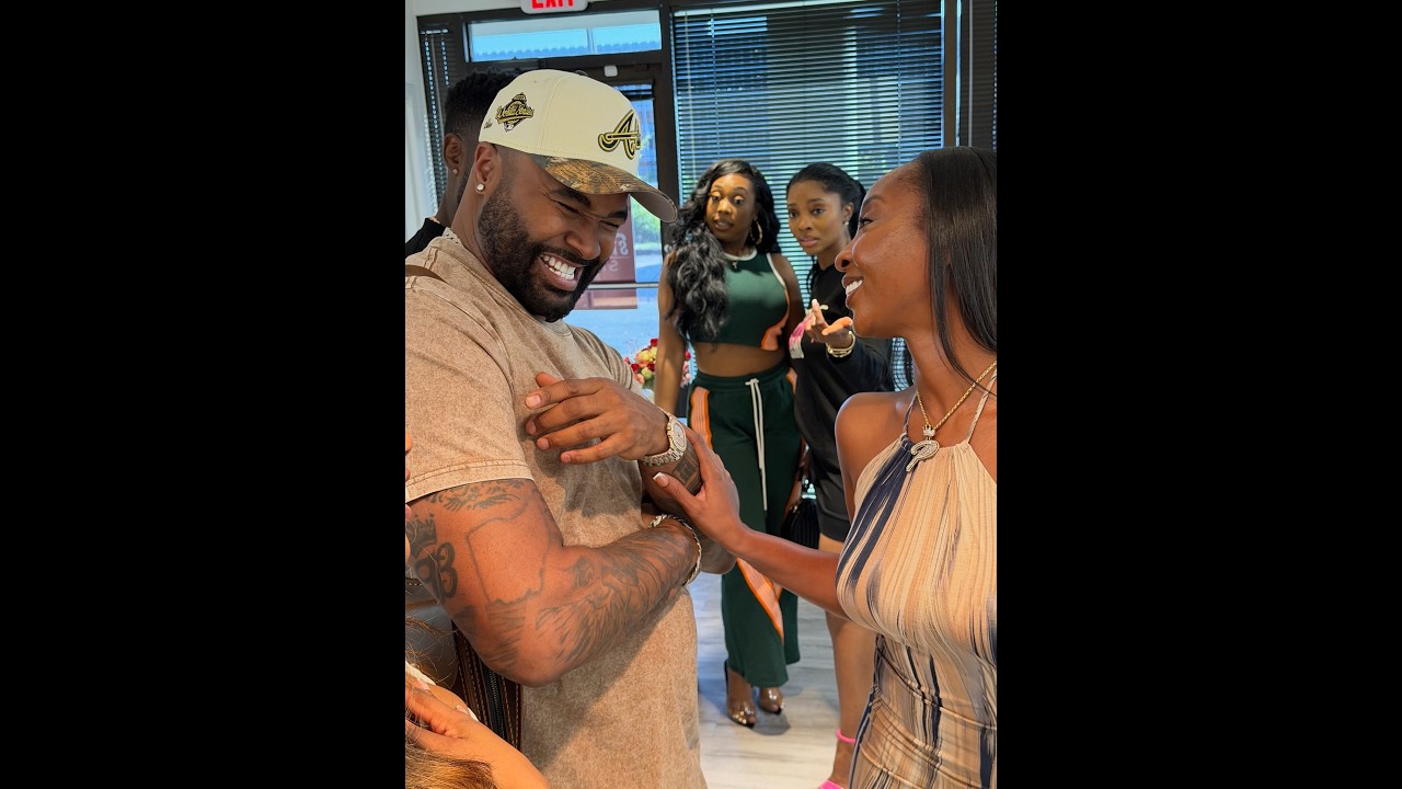 When Mike introduces Domini as his “business partner” and not his “woman” to the new female employee