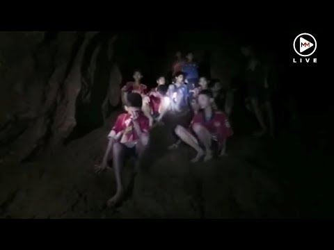Watch the moment soccer team is found alive in Thai cave