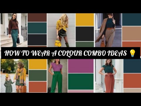 Classic Color Combinations That Always Look Chic - How To Wear Green #colourcombo #style #howto