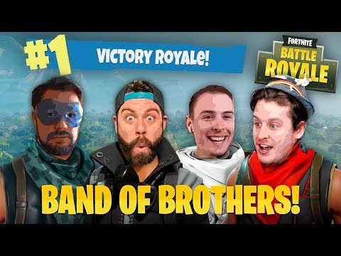 THE BAND OF BROTHERS FINALLY PLAY FORNITE... AND WIN!!!! Fortnite: Battle Royale