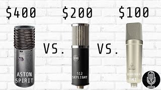 Video thumbnail for Condenser Microphone Shootout - Aston Spirit / 512 Skylight / Behringer TM1 - $400 vs. $200 vs. $100 by Obscure Mics