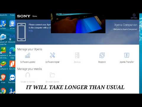 XPERIA C5 ULTRA FIRMWARE REPAIR||USING XPERIA COMPANION