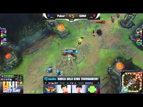 3. Faker vs GBM - Game 1 - "The Solo King" Korean 1vs1 Tournament