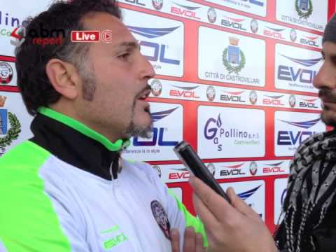 Castrovillari - Acri 1-1, le video interviste