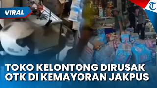 Toko Kelontong Dirusak Orang Tak Dikenal, Rekaman CCTV-nya Viral Berawal dari Cekcok