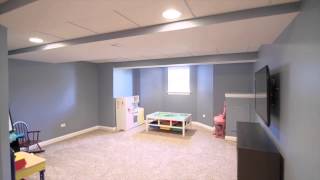 preview picture of video 'Woodridge, IL Finished Basement Video Walkthrough'