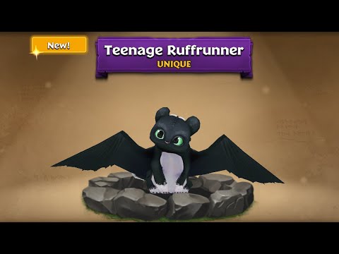 Teenage Ruffrunner landed on Berk | Dragons Rise of Berk #131