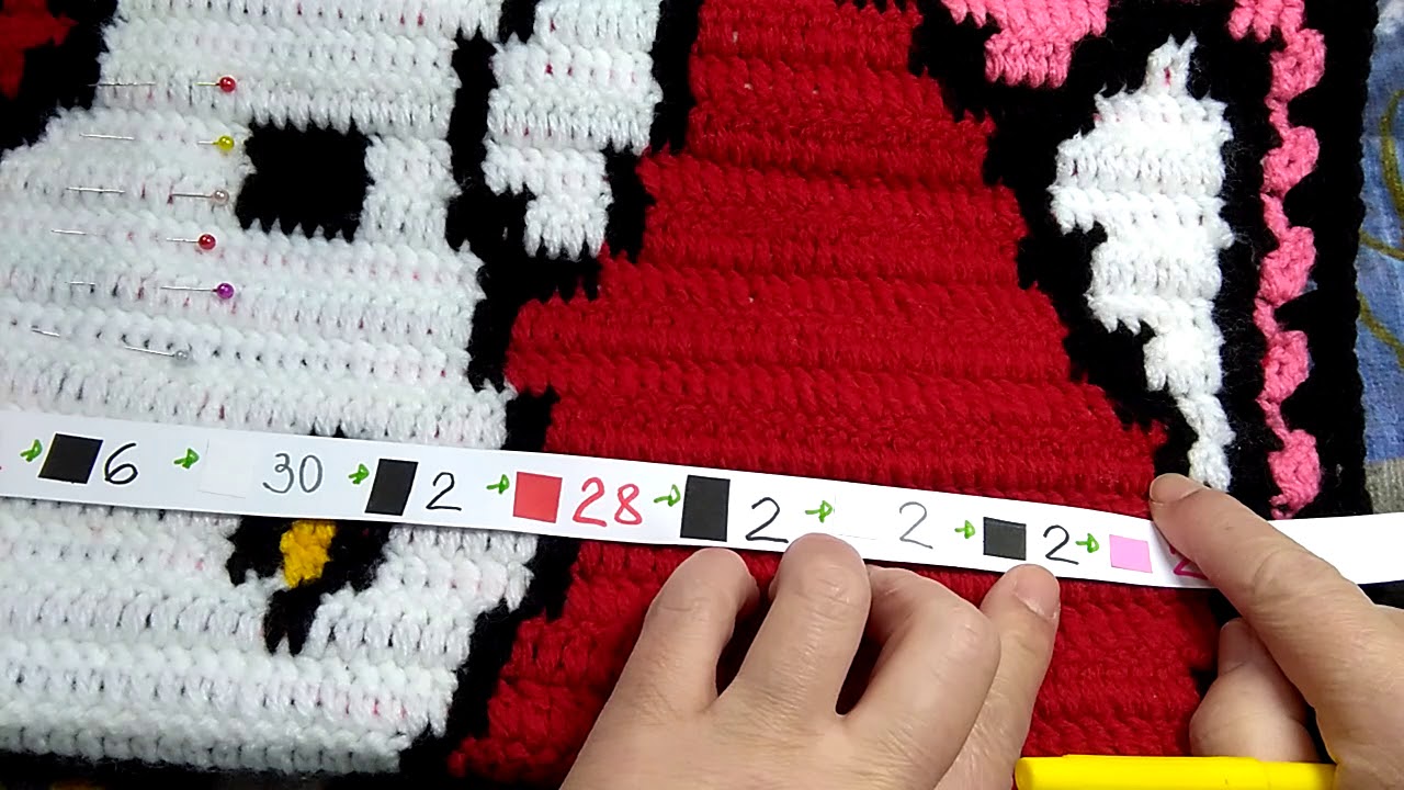 Tapete Hello Kitty em fio conduzido part 6