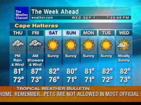 Cape Hatteras Weatherstar XL - Mandatory Evacuation - 9/1/2010