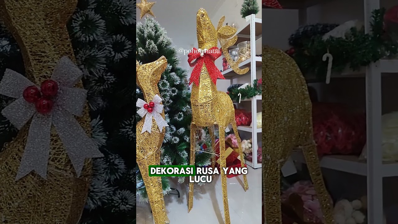 Dekor Natal bukan cuma pohon natal aja. Beli pohon natal & dekorasi natal ya di #pohondotnatal aja