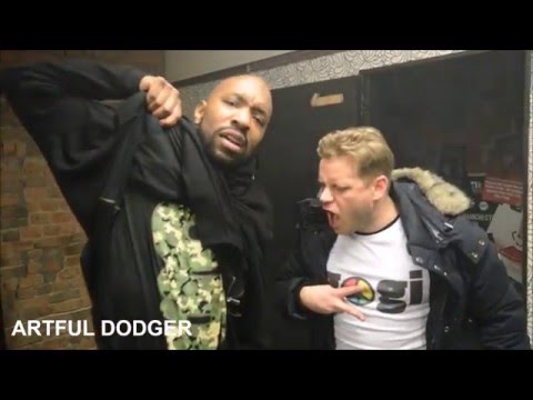 Artful Dodger and MC Alistair on a Mad one at Sankys Manchester repping Gogi Clothing