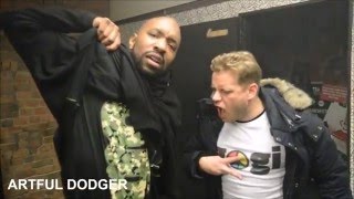 Artful Dodger and MC Alistair on a Mad one at Sankys Manchester repping Gogi Clothing