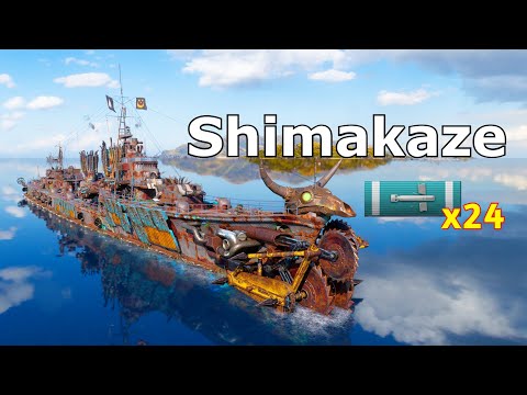 World of WarShips Shimakaze - 7 Kills 346K Damage