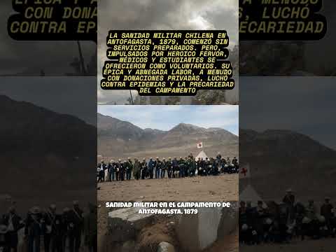 Sanidad militar en el campamento de Antofagasta 1879