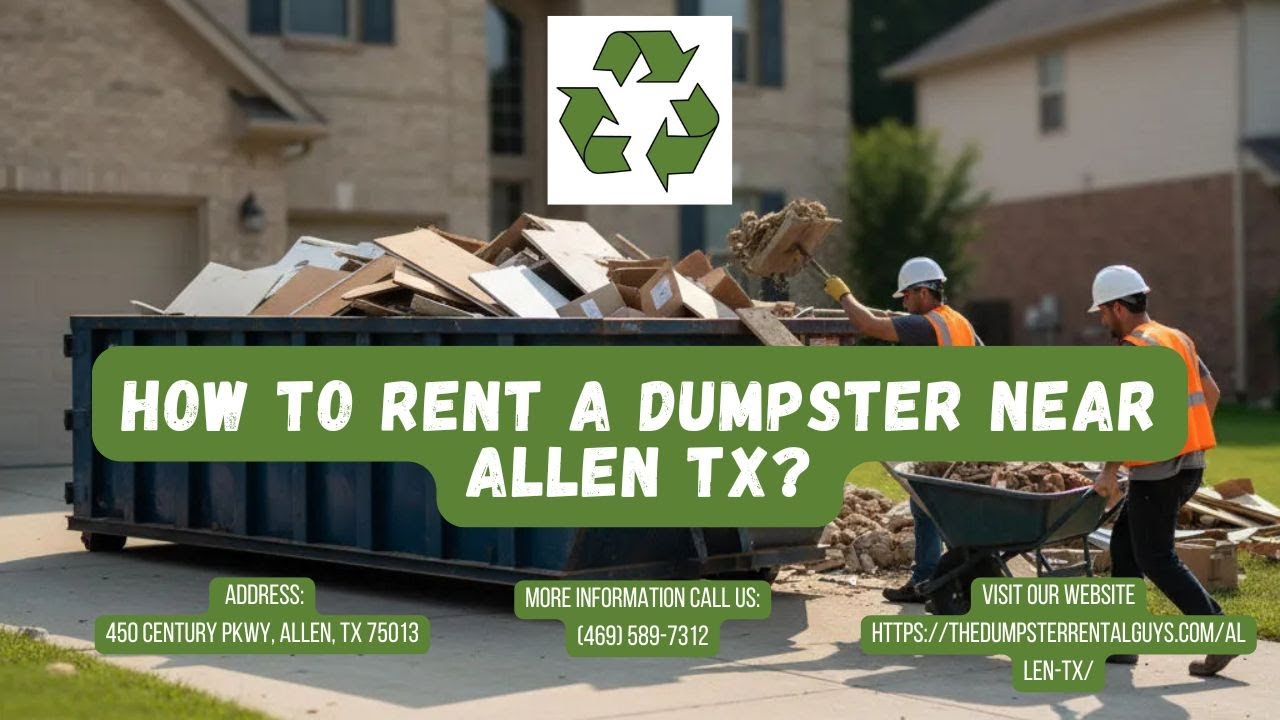 How To Rent a Dumpster near Allen TX?